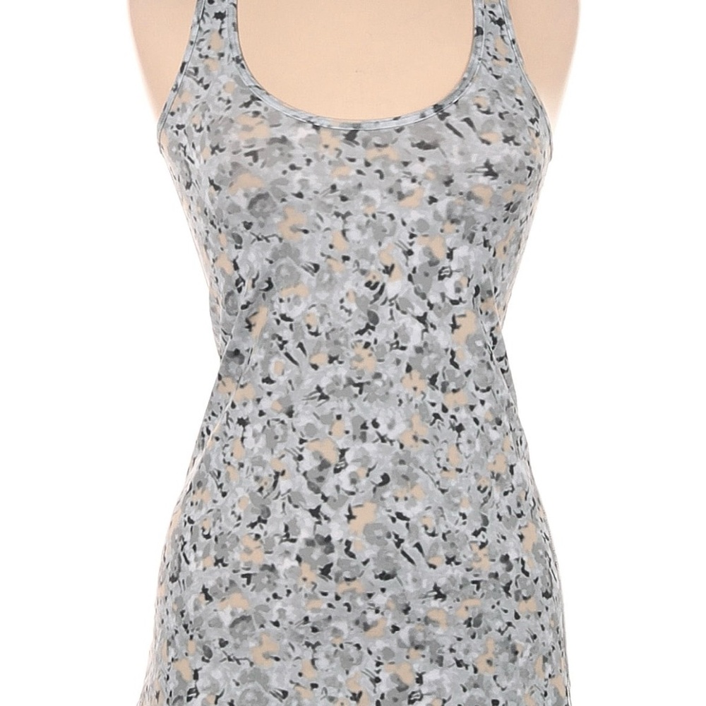 ‼️SOLD‼️LULULEMON Racerback Tank, grey, black, peachy/tan, white floral print.
